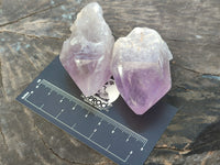 Natural Jacaranda Amethyst Quartz Crystals x 12 from Mumbwa, Zambia