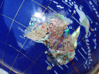 Polished Mixed Gemstone World Globe -Sold Per Item- From China