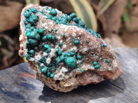 Natural Ball Malachite On Quartz Matrix Specimens x 2 From Kambove, Congo