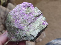 Natural Stichtite Cobbed Specimens x 4 From Barberton, South Africa