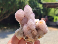 Natural Amethyst Spirit Quartz Clusters x 6 From Boekenhouthoek, South Africa