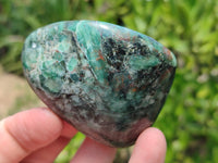 Polished Rare Emerald Mica In Matrix Free Forms x 12 From Mutoko, Zimbabwe