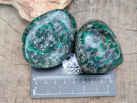 Polished Rare Emerald Mica In Matrix Free Forms x 12 From Mutoko, Zimbabwe