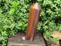 Polished Banded Tiger Iron Tower x 1 From Northern Cape, South Africa