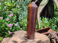 Polished Banded Tiger Iron Tower x 1 From Northern Cape, South Africa