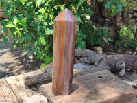 Polished Banded Tiger Iron Tower x 1 From Northern Cape, South Africa