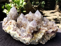 Natural Amethyst Spirit Quartz Cluster x 1 From Boekenhouthoek, South Africa