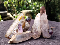 Hand Made Amethyst Conglomerate Specimens x 11 From Chiredzi, Zimbabwe