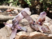 Hand Made Amethyst Conglomerate Specimens x 11 From Chiredzi, Zimbabwe