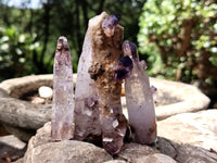 Hand Made Amethyst Conglomerate Specimens x 11 From Chiredzi, Zimbabwe