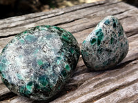 Polished Rare Emerald Mica In Matrix Free Forms x 6 From Mutoko, Zimbabwe