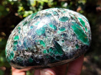 Polished Rare Emerald Mica In Matrix Free Forms x 6 From Mutoko, Zimbabwe