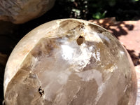 Polished Large Smokey Quartz Sphere / Ball x 1 From Madagascar