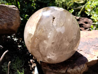 Polished Large Smokey Quartz Sphere / Ball x 1 From Madagascar