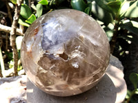 Polished Large Smokey Quartz Sphere / Ball x 1 From Madagascar