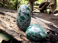 Polished Rare Emerald Mica In Matrix Free Forms x 12 From Mutoko, Zimbabwe