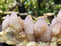 Natural Amethyst Spirit Quartz Clusters x 4 From Boekenhouthoek, South Africa