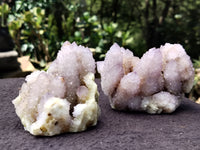 Natural Amethyst Spirit Quartz Clusters x 4 From Boekenhouthoek, South Africa