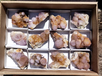 Natural Amethyst Spirit Quartz Clusters x 12 From Boekenhouthoek, South Africa