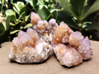 Natural Amethyst Spirit Quartz Clusters x 12 From Boekenhouthoek, South Africa