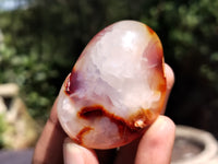 Polished Carnelian Palm Stones x 24 From Madagascar