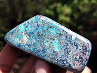 Polished Azurite Chrysocolla and Shattuckite Free Forms x 12 From Congo