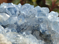 Natural Celestite Geode Specimen x 1 From Sakoany, Madagascar