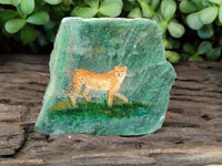 Hand Made Animal Decoupage Stone Slabs x 3 From Southern Africa