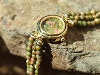 Hand Made Unakite Wristwatches x 2 From South Africa