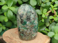 Polished Rare Emerald Mica In Matrix Standing Free Forms x 6 From Mutoko, Zimbabwe