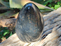 Polished Black Tourmaline Standing Free Forms x 2 From Madagascar