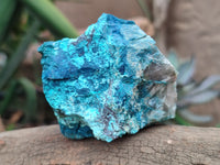 Natural Shattuckite & Chrysocolla Cobbed Specimens x 4 From Namibia