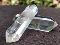 Polished Double Terminated Clear Quartz Crystals x 24 From Madagascar