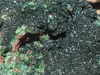 Natural Libethenite Crystals On Dolomite Matrix Specimens x 2 From Shituru, Congo