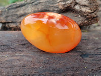 Polished Carnelian Palm Stones x 12 From Madagascar