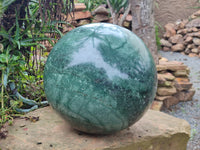 Polished Giant Jadeite Sphere x 1 From China