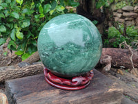 Polished Giant Jadeite Sphere x 1 From China