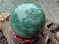 Polished Giant Jadeite Sphere x 1 From China