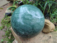 Polished Giant Jadeite Sphere x 1 From China