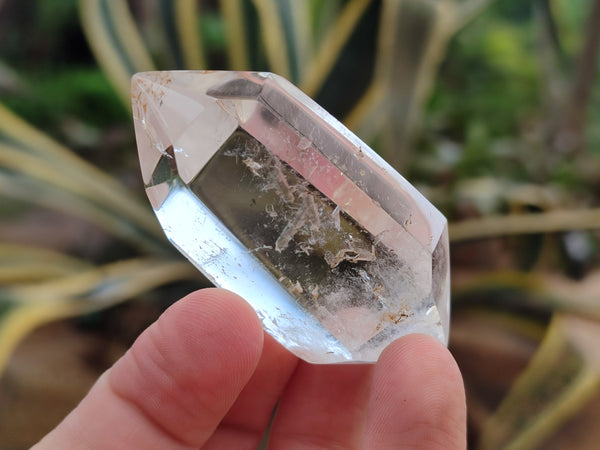 Polished Double Terminated Clear Quartz Crystals x 12 From Madagascar