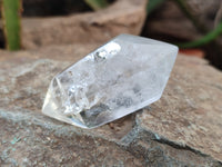 Polished Double Terminated Clear Quartz Crystals x 12 From Madagascar