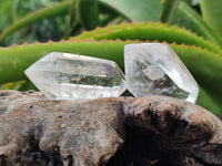 Polished Double Terminated Clear Quartz Crystals x 12 From Madagascar