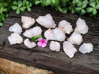 Natural Amethyst Spirit Quartz Clusters x 13 From Boekenhouthoek, South Africa