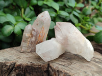 Natural Pineapple Candle Quartz Crystals x 35 From Antsirabe, Madagascar