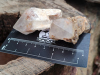 Natural Pineapple Candle Quartz Crystals x 35 From Antsirabe, Madagascar