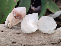 Natural Pineapple Candle Quartz Crystals x 35 From Antsirabe, Madagascar