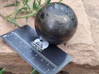 Polished Pharaoh Stone Spheres x 2 From Zimbabwe