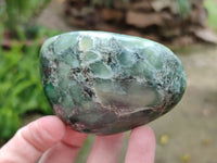 Polished Rare Emerald Mica In Matrix Free Forms x 6 From Mutoko, Zimbabwe