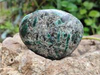 Polished Rare Emerald Mica In Matrix Free Forms x 6 From Mutoko, Zimbabwe