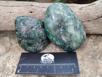 Polished Rare Emerald Mica In Matrix Free Forms x 6 From Mutoko, Zimbabwe